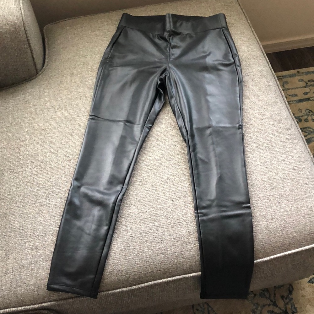 Loft faux leather leggings